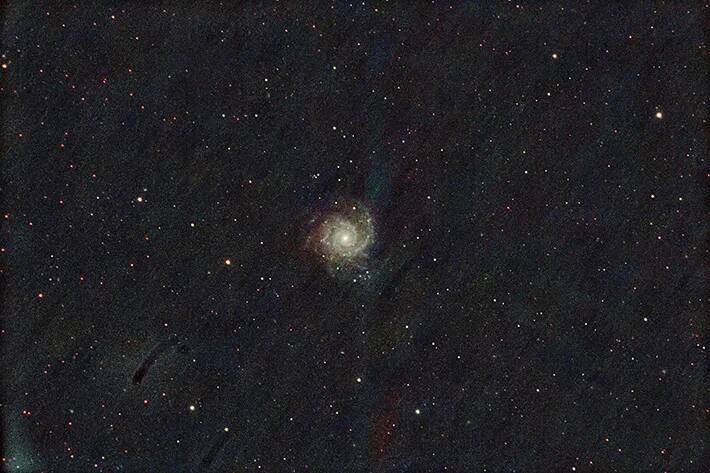 数日がかりで撮影を続けて…　高校生の努力が結実した『幻の銀河』の1枚