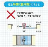 「窓、左側だけ半開にすると…？　メーカーに聞いた虫が入らない網戸の使い方」の画像5