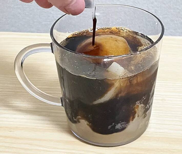 桃の缶詰あったらドリンクに使って！　組み合わせたのは…「絶妙にマッチする」「暑い日にピッタリ」
