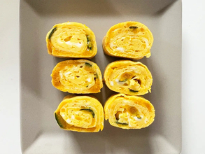 卵液に『4切れ』つぶして入れて　玉子焼きの具材に「秋らしい」「甘くておいしかった」