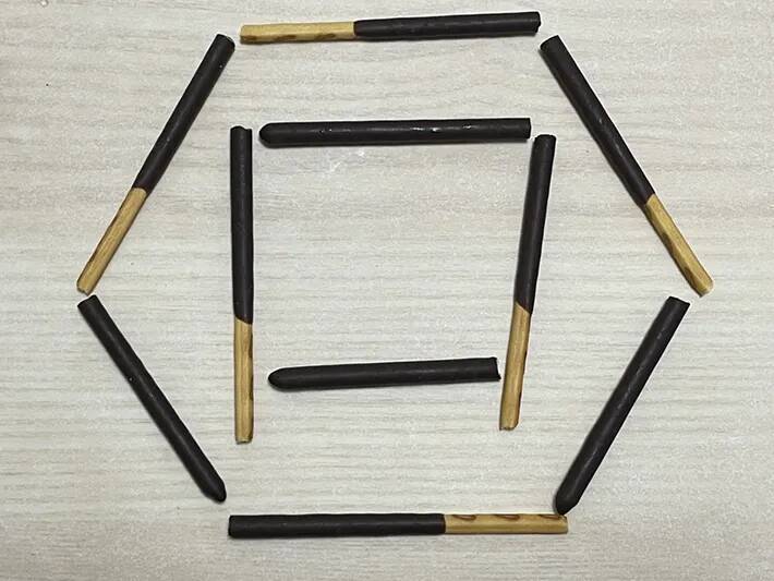 『ポッキー』を半分に折って…　できた『クリスマスのお菓子』に「かわいい」「これは盛り上がる」