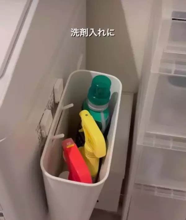 「吊るす収納ってこんなに便利！　『無印良品』の収納ケースに「何個も買いたい」」の画像