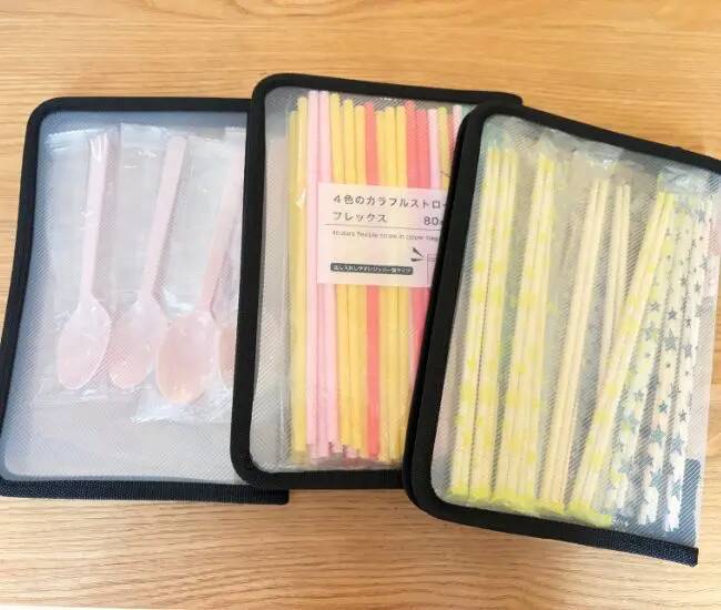 「一目で分かる！」　割り箸の収納、100均アイテムを使うと？『本のように』並んだ姿に