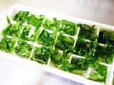 「製氷皿に『大葉』を入れて…　完成したものに「え、何これ！」「便利すぎ」」の画像1