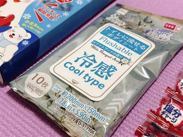 ジップロックに詰めておいて！　“暑さ対策セット”に「たった200gなら持ち歩けるわ」