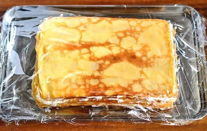 玉子焼き器に薄く生地を広げて…　重ねて作る簡単おやつが「お店みたい」【管理栄養士のレシピ】
