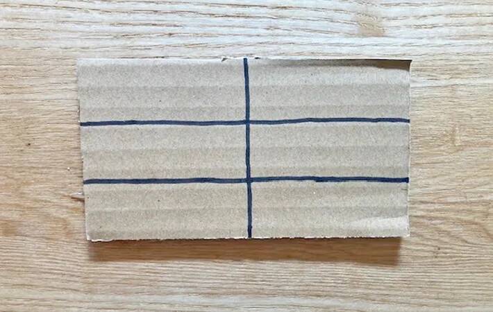 ダンボールに線を引いて…？　海外で話題のライフハックを試してみた