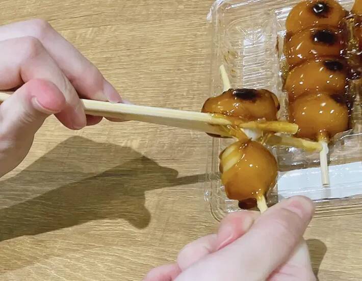 みたらし団子を入れたのは…　新感覚の秋アレンジに「甘じょっぱさがたまらない！」