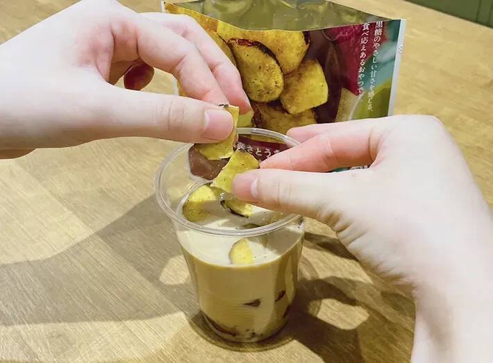 みたらし団子を入れたのは…　新感覚の秋アレンジに「甘じょっぱさがたまらない！」