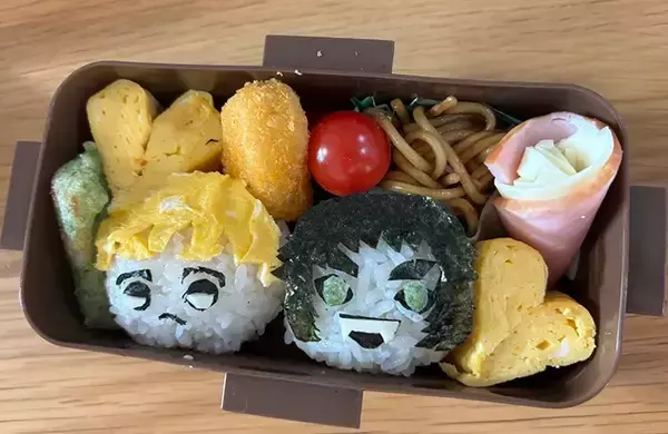 「遠足の朝に遅刻した母親　即興でひらめいた『キャラ弁』に「すごいな」」の画像