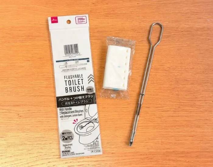 トイレブラシはもう洗いません！　そのまま流せるダイソーのアイテムが超優秀