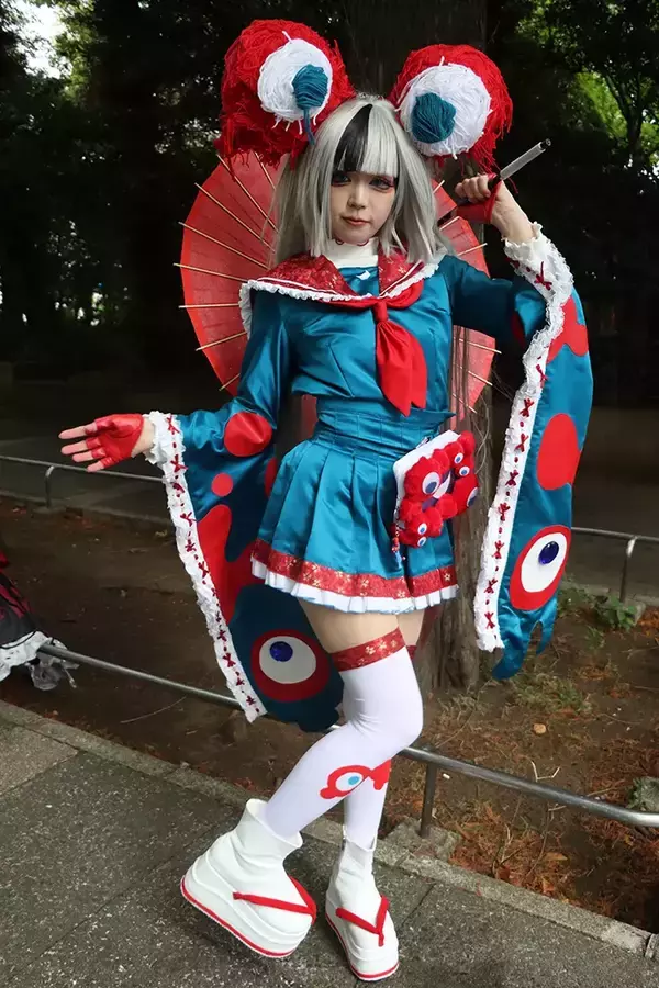 「ミャクミャクが擬人化！？　『池ハロ』参加者がコスプレにかける思いとは【独自取材】」の画像
