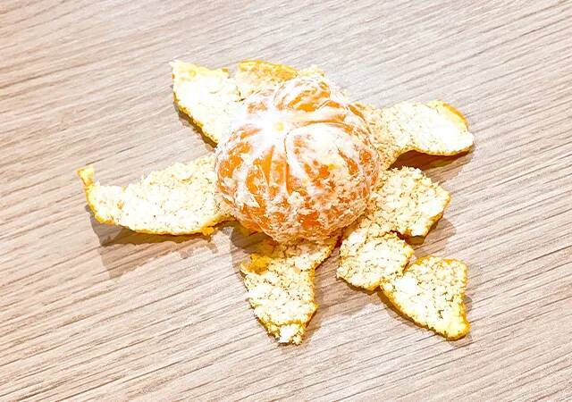 指も汚さず10秒で完了！？　和歌山みかん農家流の皮むき術が？