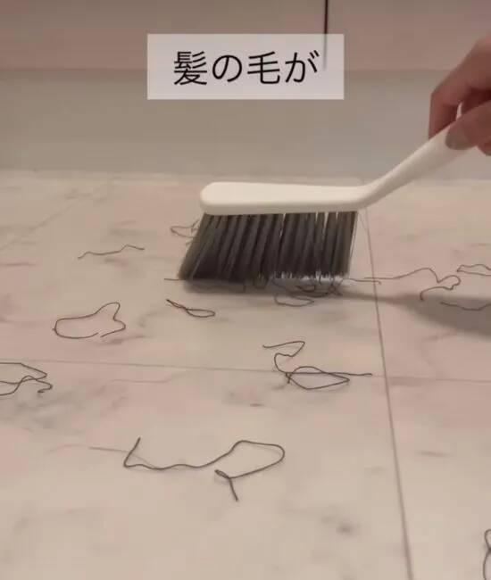 義母も絶賛の掃除術！　床に落ちた髪の毛は…　「なるほど」「今日から実践」