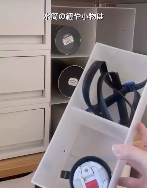 「無印の小物収納ボックスはキッチンでも大活躍！　すっぽり収納術に「すぐ真似したい」」の画像