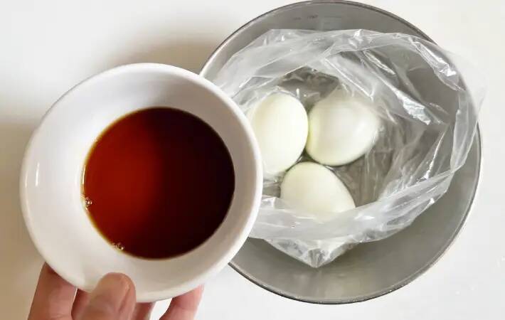 『小さじ2分の1杯』足してみて！　味玉の意外な調味料に「めんつゆだけより好き」