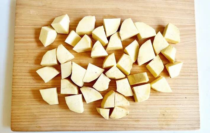 サツマイモが秒で消える？　レンチンして混ぜたのは…？【秋の簡単レシピ】