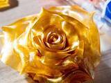 「黄金色のバラ　その『正体』に驚きの声「すごすぎ」」の画像1