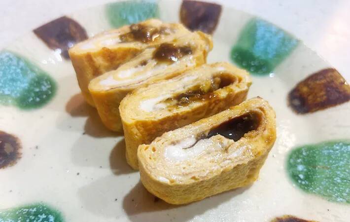 「玉子焼きだけじゃ足りない」と言われたら…　『海苔の佃煮×チーズ』で子供が喜ぶおかずに！【秋の弁当レシピ】