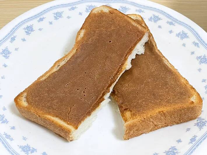 きな粉を練ります　10分でできるトーストアレンジに「手がべたつかない」「どこから食べてもおいしい」