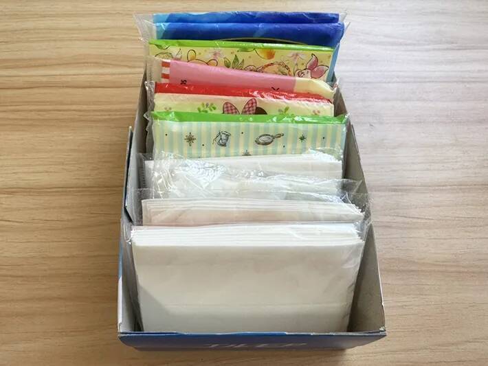 使い終わったティッシュ箱は捨てません！　０円でできる『伸縮ケース』がキッチンで大活躍