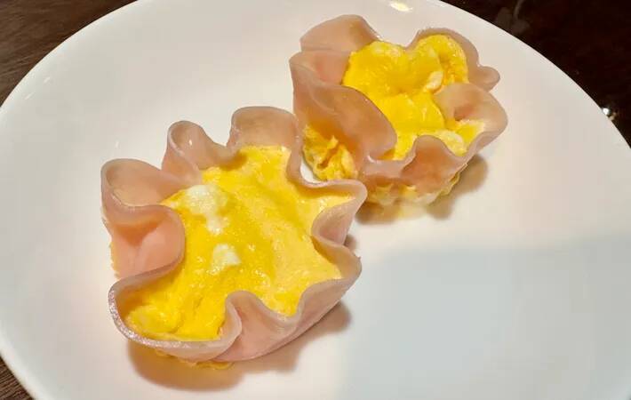 7歳息子から「どうやって作ったの」と好評　玉子焼きをお花型にしてみた