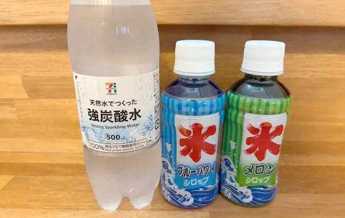 「お店みたい」と子供が大興奮！　『かき氷シロップ×炭酸水』で作る夏休みレシピ