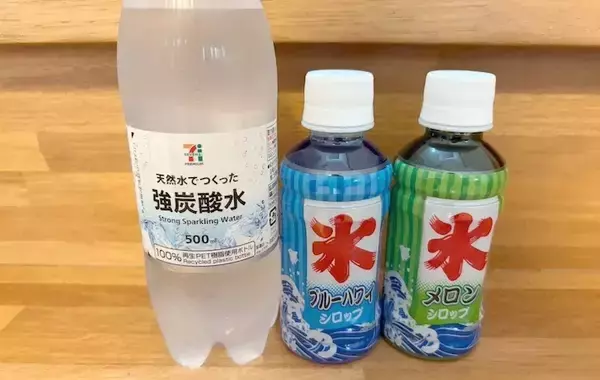 「「お店みたい」と子供が大興奮！　『かき氷シロップ×炭酸水』で作る夏休みレシピ」の画像