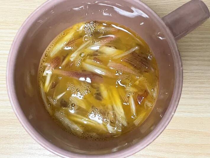 ミョウガを千切りにして…　卵と混ぜて焼いたら「飽きずに食べられる」「さわやか」