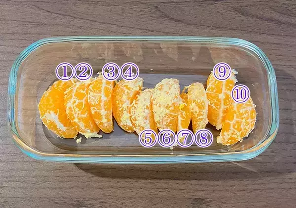 「【おもしろ雑学】ミカンの房の数、皮むく前に当てられるって知ってた？」の画像