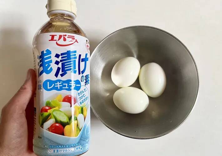 『大さじ4杯』で漬けてみて！　味玉の意外な調味料に「めんつゆより好きかも」