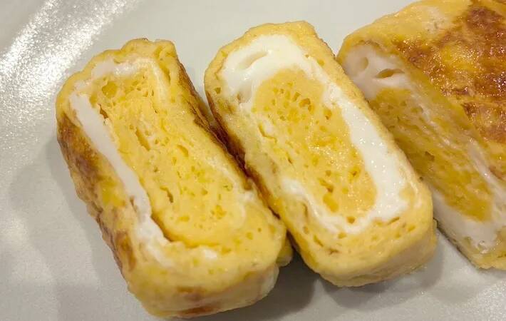 玉子焼きに『1本分』混ぜてみて　焼き上がりが「ふっくらとした食感に」