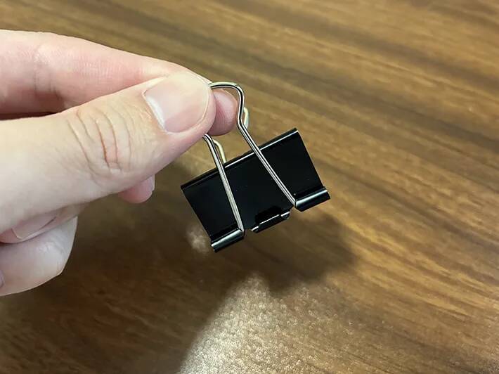 ダブルクリップに『紐』を通すと？　「あるある」なストレスを解決する10秒ワザ