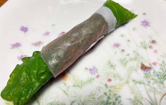 大葉とチーズをくるくる巻いて…　切らない焼かない一皿が「簡単でおいしい！」