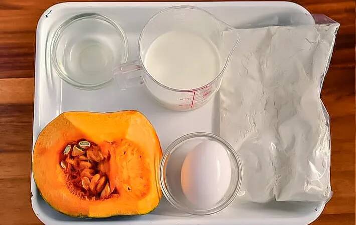 ホットケーキミックスと混ぜたのは…？　旬の食材に「きれい！」「優しい甘さ」【カボチャレシピ】