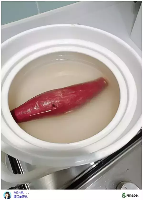 「マネしたい！　サツマイモ1本そのまま炊飯器に入れて…芸能人が教える時短レシピが効率的」の画像