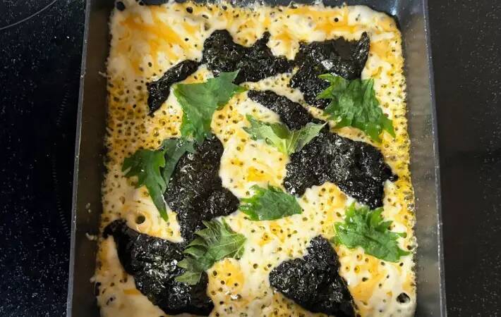 余った大葉、捨てないで！　材料3つを玉子焼き器で焼くだけ『パリパリおやつ』に子供が夢中