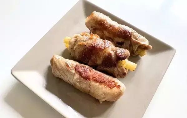 「食べた子供が「これ好き！」　豚こま肉でくるくる巻いたのは…【簡単おかずレシピ】」の画像