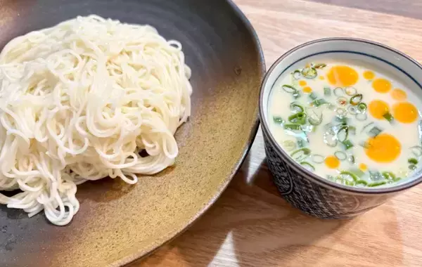 「めんつゆと混ぜてみて！　そうめんの意外な食べ方に「夫がハマった」「クリーミー」」の画像