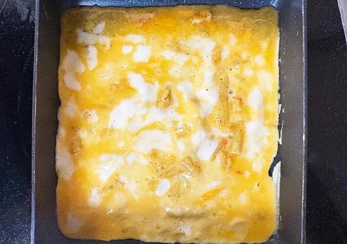 玉子焼きに『10本』砕いて入れてみて！　思春期息子にウケた「ひらめきアレンジ」