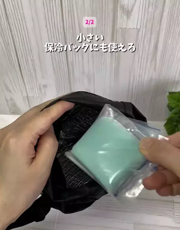 「保存袋に水を入れて冷凍すると？　結果に「すごい！」「これは使える」」の画像