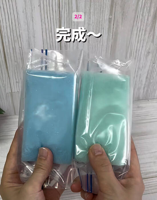 保存袋に水を入れて冷凍すると？　結果に「すごい！」「これは使える」