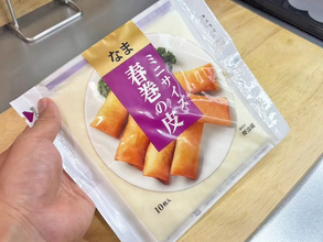 余った『春巻きの皮』を消費！　塗って巻いて焼くだけの「簡単おやつ」の作り方