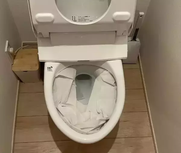 「トイレットペーパーを敷き詰めて！　花王推奨のトイレ掃除術に「もっと早く知りたかった」」の画像