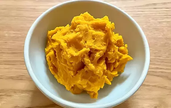 「これ作るためにカボチャ買う！　材料4つ『カボチャマッシュ』の作り方」の画像
