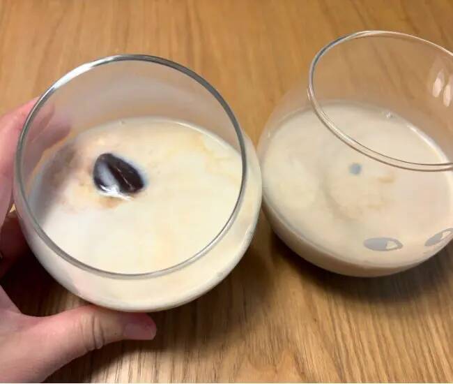 「凍らせてドリンクに入れるだけ」　氷の代わりに入れたモノに「最後までおいしい！」