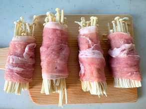 味の決め手は『大さじ2杯』　家族がペロリと完食した『エノキの豚コマ巻き』