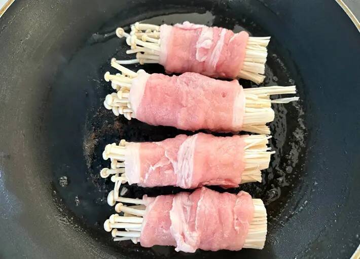 味の決め手は『大さじ2杯』　家族がペロリと完食した『エノキの豚コマ巻き』