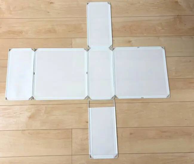 タオルの山はダイソーの『パネル』にお任せ！　下から1枚ずつ引き出せる収納術とは