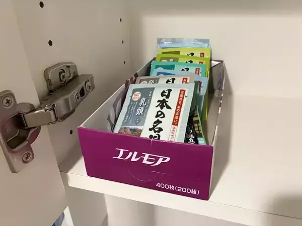 「ティッシュの空き箱を再利用　5分で作れる『収納ケース』が「家中で便利！」」の画像